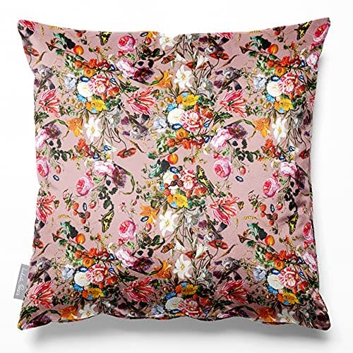 Image of Izabela Peters Velvet Cushions - Eco-Friendly, 40 cm Floral Dream - Rosewater, Chair & Sofa Cushions