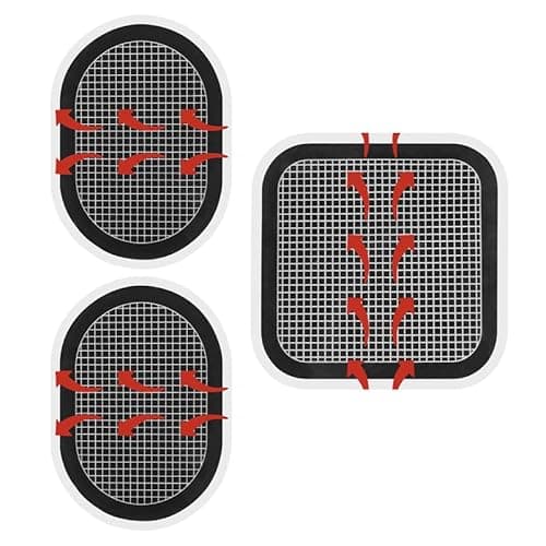 Image of flintronic Replacement Gel Pads, 3 PCS Electrodes Pads, Updated Electrodes Body Pads Gel Adhesive, Self Adhesive Body Gel Belt Pad, Gel Pads for All Abs