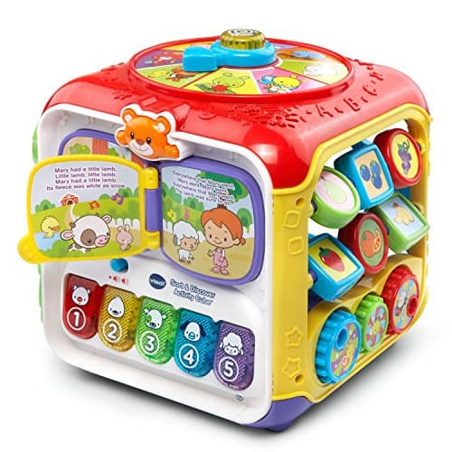 Image of VTech Sort and Discover Activity Cube, Red