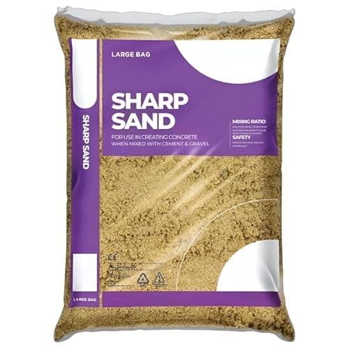 Image of Sharp Sand 25kg Major Bag Screeding Sand for Mortar, Paving, Patio, Driveway & Block Laying