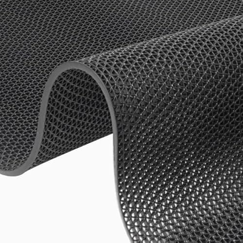Image of MYOYAY Drainage Non Slip Floor Mat 500 X 90cm 5.5mm Thick Commercial Rubber Mat S-Shaped Carpet Anti-Fatigue Rubber Matting for Bathroom,Swimming Pool,Kitchen,Restaurant,Garden