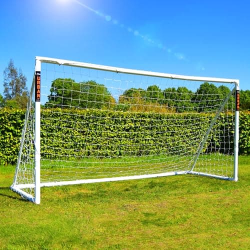 Image of Football Flick 12ft x 6ft Garden Goal - 2 Year Guarantee - The Best uPVC Football Goal for Gardens - All Weather Protection - Integrated Locking System For Easy Assembly