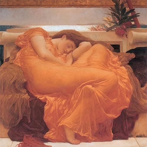 Image of Unicorn Posters A4 POSTER (11.8/8.3 inch) (30/21 cm) - Leighton Flaming June big