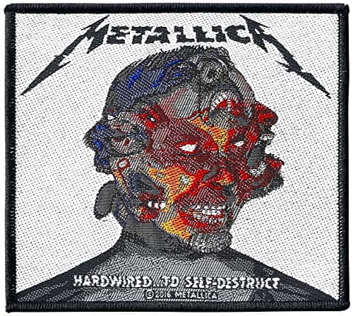 Image of Metallica Hardwired.to self-destruct Unisex Patch standard, 100% polyester,