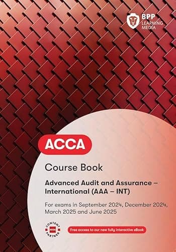 Image of ACCA Advanced Audit and Assurance (International): Course Book