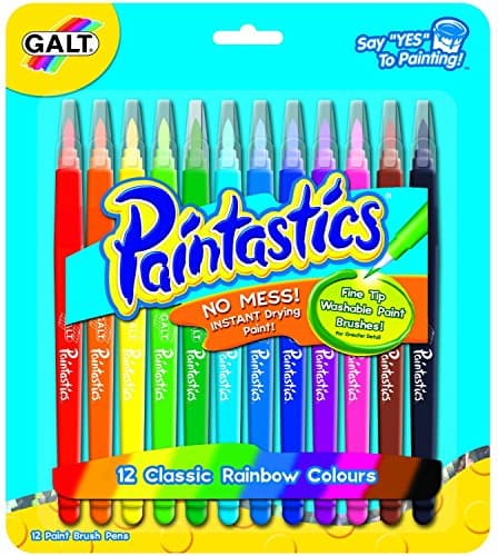 Image of Galt Toys, Paintastics - 12 Classic Colours, Paint Pens for Kids, Ages 6 Years Plus