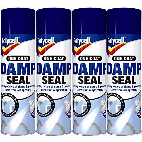 Image of Polycell Damp Seal Aerosol, 500 ml (Pack of 4)