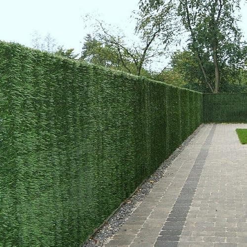 Image of Artificial Conifer Hedge Plastic Privacy Screening Garden Fence 1.8m High x 3m Long (5ft 10" x 9ft 10")