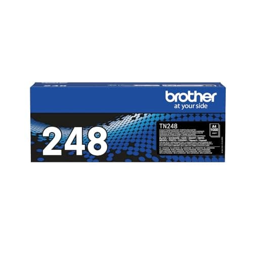 Image of Brother TN-248BK Toner Cartridge, Black, Single Pack, Standard Yield, Includes 1 x Toner Cartridge, Genuine Supplies