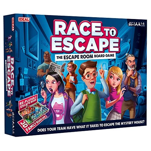 Image of IDEAL | Race to Escape: The 3D replayable Escape Room board game! | Family Games | For 1-6 Players | Ages 8+