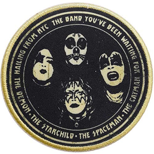 Image of KISS Standard Patch: Hailing from NYC Official Woven Patch Brand New