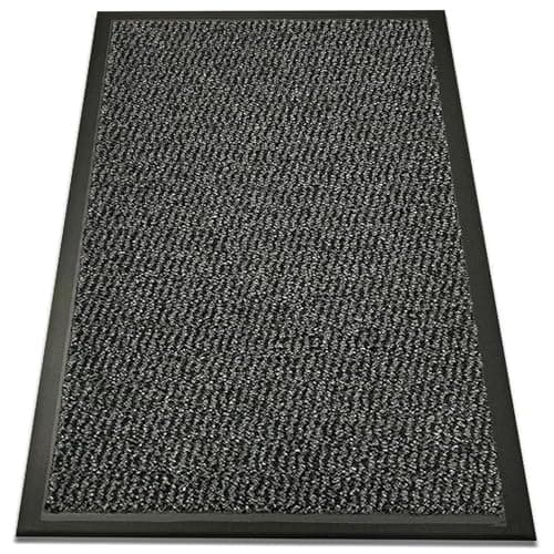 Image of SAFRI Grey Large Door Mat 90 X150cm Heavy Duty Indoor Outdoor Dirt Trapper Barrier Mat Non-Slip Entrance Rug Kitchen Hallway Runner Shoes Scraper Absorbent Carpet (90x150cm)