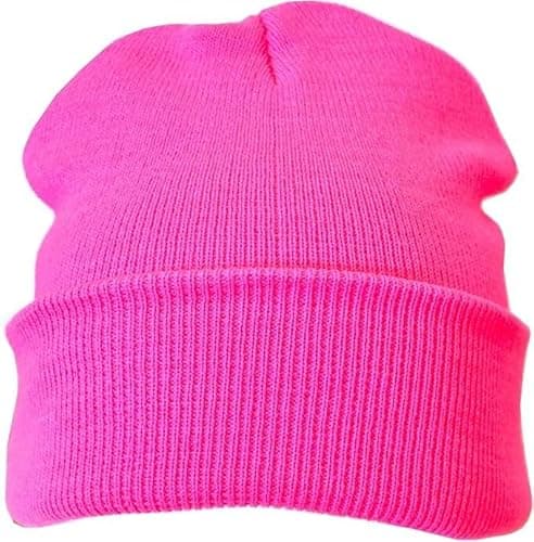 Image of Zac's Alter Ego Warm Soft Feel Fluorescent Neon Beanie Hat