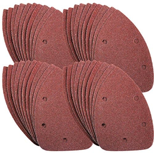 Image of Silverline Hook & Loop Detail Sander Sheets 140mm 40pk (60 to 240 Grit) (F)