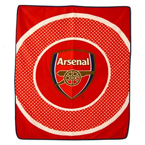 Image of Team Fleece Blanket Cover Wrap Football Club Accessory Souvenir Warm Comfort Arsenal One Size