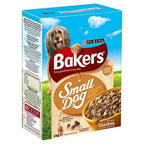 Image of Bakers Small Dog Chicken & Veg Dry Food 1kg (PACK OF 2)