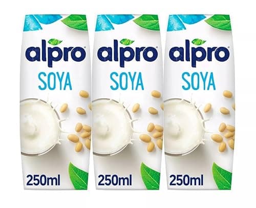 Image of Alpro Soya Drink Original, 250ml Cartons, Case of 15, Long Life Ambient Storage