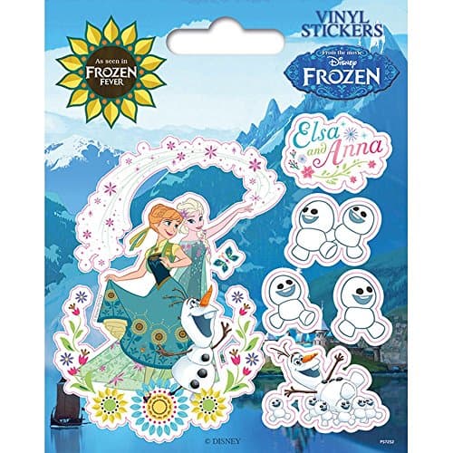 Image of Pyramid International "Frozen Fever Vinyl Stickers, Multi-Colour, 10 x 12.5 cm