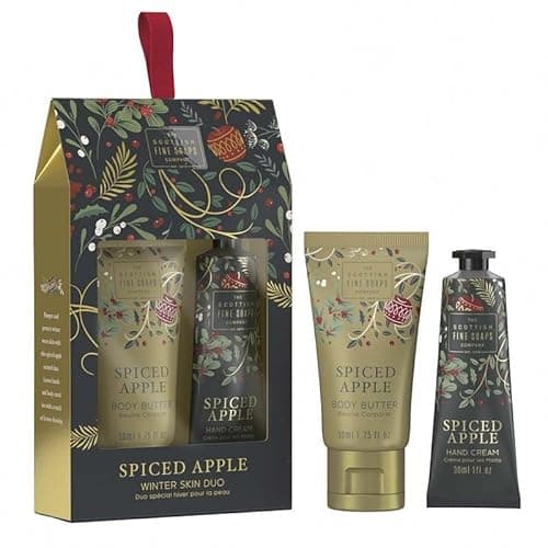 Image of Scottish Fine Soaps Spiced Apple Winter Skin Care Duo 1x30ml 1x50ml