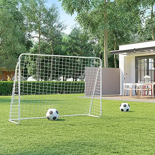 Image of VIPER Football Goal 7ft x 5ft – Kids Soccer Net with Strong Steel Frame, Weatherproof PE Net, Easy Setup, Garden Sports Equipment for Outdoor Training, Backyard Play, Childrens Goal Post