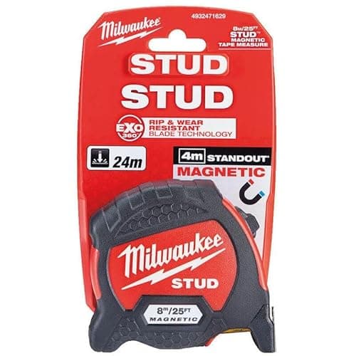 Image of Milwaukee Stud Gen2 Magnetic Tape Measure 8m/26ft