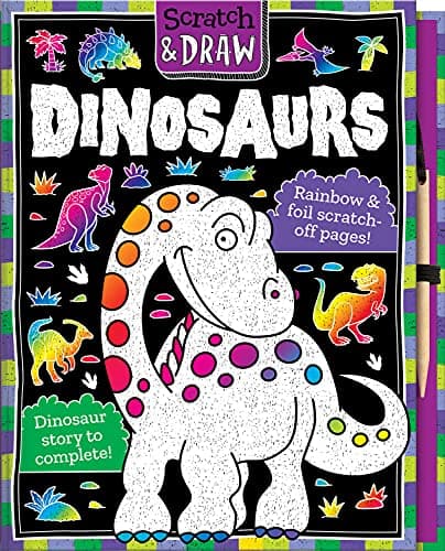 Image of Scratch & Draw Dinosaurs - Scratch Art Activity Book (Scratch and Draw)