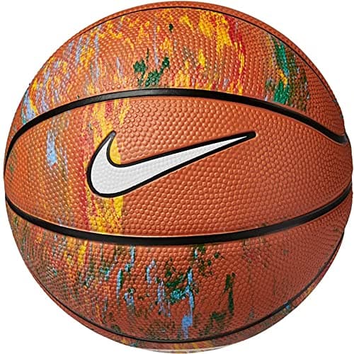 Image of Nike Skills Next Nature Mini Basketball – Training Basketball Ball – Mini Basketball for Skills & Leisure, Multi/Amber/Black/White, 3