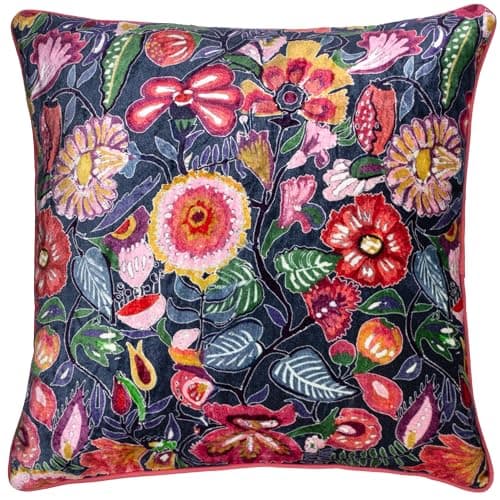 Image of furn. Wylder Tropics Glorine Velvet Piped Polyester Filled Cushion