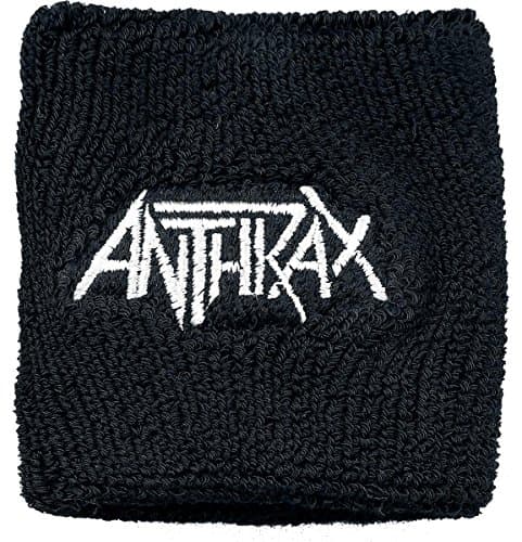 Image of Anthrax Logo Wrist band black