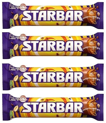 Image of New Cad Dairy Milk Wholnut, Fruit & Nut, Caramel, Double Decker, Crunchie, Jelly Pop Candy Bar Perfect For Sharing and Gifting for Easter, Christmas and New Year (Pack Of 4, Star Bar)