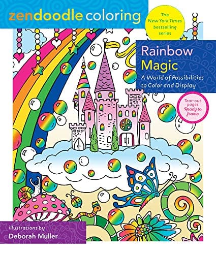 Image of Zendoodle Coloring: Rainbow Magic: A World of Possibilities to Color & Display