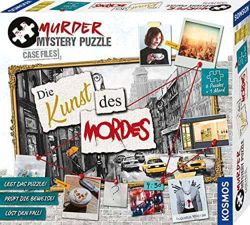 Image of Kosmos 682187 Murder Mystery Puzzle Case Files The Art of Murder Adventure Puzzle Meets Crime Solo or in a Team from 16 Years Multiple Puzzles Numerous Evidence Pieces Crime Game