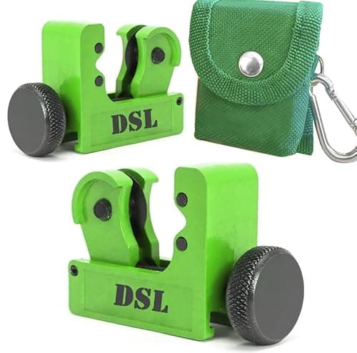 Image of DSL Tube Cutter Pack of 2 to Cut Copper, Brass, Aluminium and Thin-Walled Steel Pipes with Ø 3-22mm, Designed for Smooth and Precise Cutting, Ideal for HVAC, Plumbing & DIY (Pack of 2)