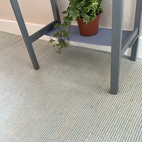 Image of Second Nature Online Duck Egg Blue Hush Soft Cotton Rug Hand Loomed and GoodWeave Certified Long Runner 60 cm x 210 cm
