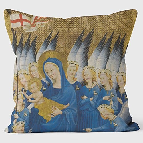 Image of National Gallery Wilton Diptych Angels Cushion
