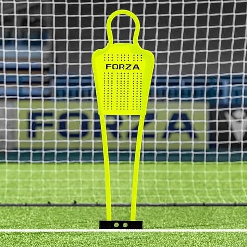 Image of FORZA Football Free Kick Mannequin [Mini/Junior/Senior] | Reinforced PVC Football Mannequins With Spiked Bases - Durable PVC Football Training Aid Equipment (Mini, Pack of 1)