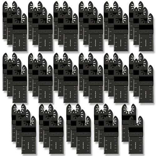 Image of 50PCS Universal Oscillating Quick Release Saw Blades Set Multitool Tool Blade for Bosch Craftsman Dremel FEIN Ridgid TCH Makita Milwaukee