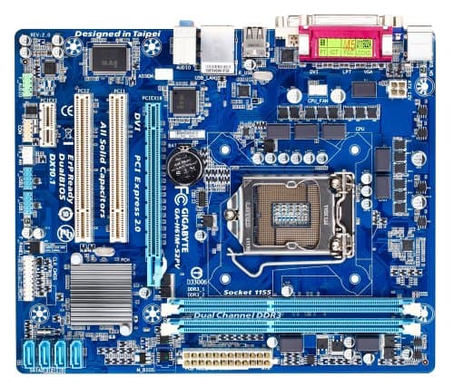 Image of Gigabyte H61M-S2PV Motherboard (Intel Core, Socket 1155, H61 Express, mATX, Gigabit, LAN)