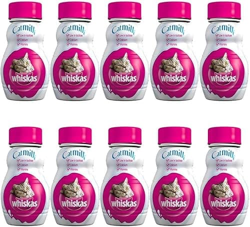 Image of KRISP 6 x 200ml Cat Milk Drink Treat Calcium Protein Healthy Pet Food