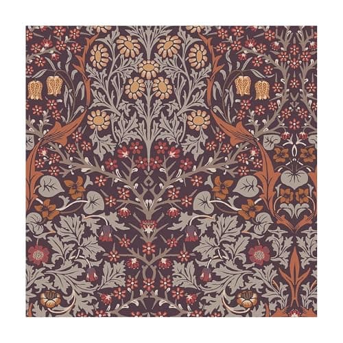 Image of William Morris at Home Blackthorn Plum Wallpaper | Paste the Wall | Purple Floral | Eco-Friendly