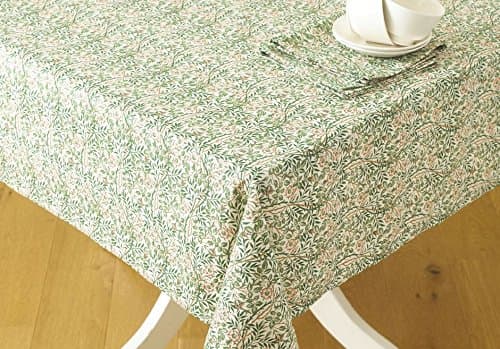 Image of Licensed William Morris Sweet Briar 132cm x 178cm (52 inch x 70inch) Cotton Rectangle Floral Tablecloth