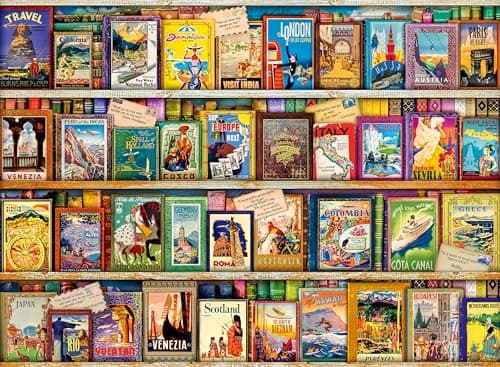 Image of Ravensburger Vintage Library 500 Piece Jigsaw Puzzle for Adults and Children Aged 10+