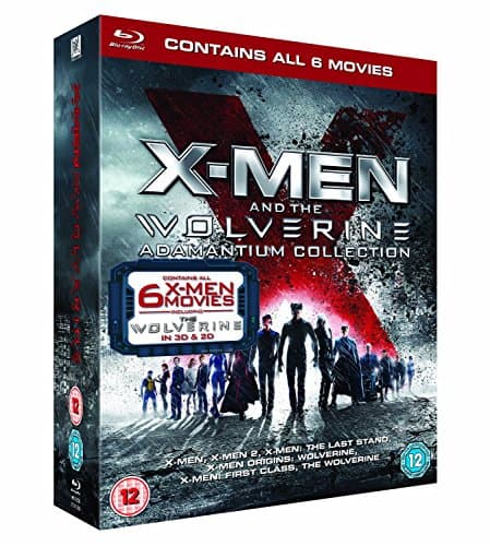 Image of X Men and Wolverine All Films Blu Ray Collection (8 Discs) Box Set : X-Men 1 / X-Men 2 / X-Men 3: The Last Stand / X-Men Origins: Wolverine / X-Men First Class / The Wolverine (2D + 3D + Directors Cut + Theatrical Edition) + Featurettes + Interviews + Commentaries + Extras + Bonus Content