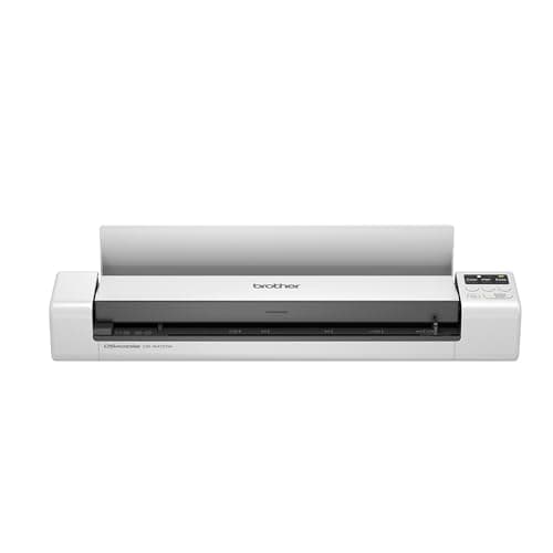 Image of Brother DS-940DW Document Scanner, Wireless/USB 3.0, DSMobile, Portable, 2 Sided Scanning, 15PPM, A4 Scanner, Includes Micro USB Cable, White
