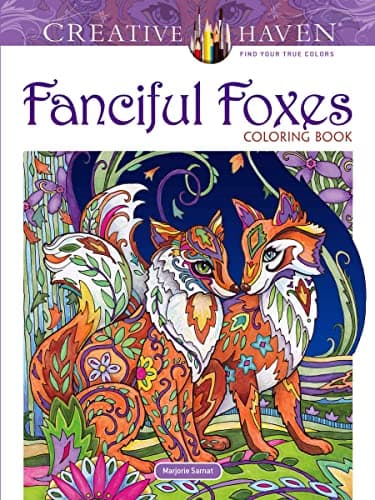 Image of Creative Haven Fanciful Foxes Coloring Book