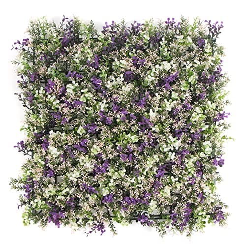 Image of HYGRAD® Artificial Boxwood Topiary Green Artifical Grass Screen Fencing Hedge Panels UK (Pink)