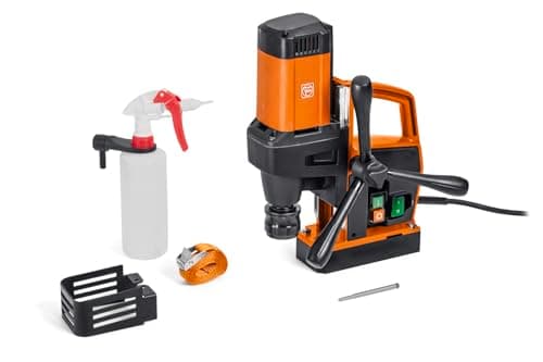 Image of FEIN Magnetic core Drilling Unit Eco KBE 32 QW up to 32 mm. 1 Speed, Compact and Ultra-Light, max. Ø Carbide/HSS:32 mm, Socket: 3/4" Weldon, Max. Depth 50 mm, Weight 11 kg