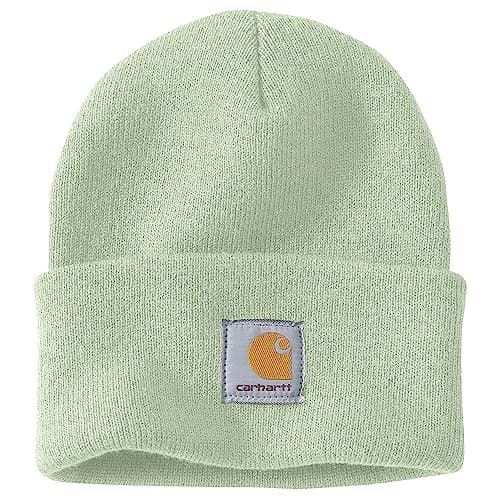 Image of Carhartt Men's Knit Cuffed Beanie, Tender Greens, One Size
