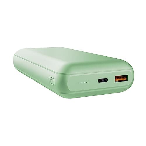 Image of Trust Redoh 20000mAh 20W Fast Charging Power Bank, PD 18W USB-C, QC 3.0 USB, 50% Recycled Plastics, Cable Included, Portable Charger Battery Pack for iPhone, iPad, Samsung, Xiaomi, Tablet - Green
