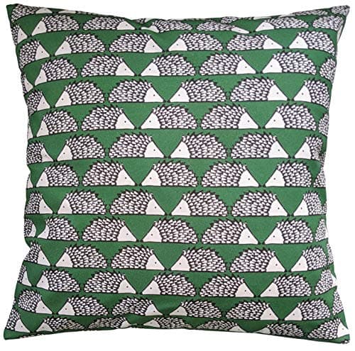 Image of Cushion Cover in Scion Mini Spike The Hedgehog Green 16"
